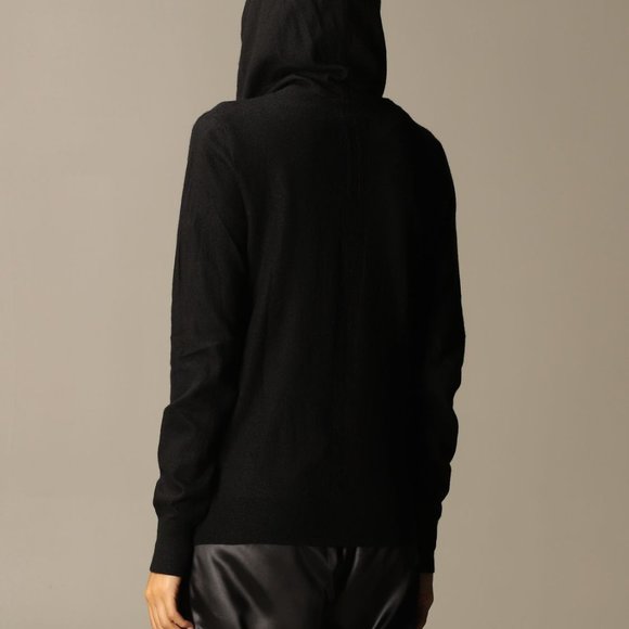 Rick Owens GLITTERS  F/W 17 black long zipper sweater - Picture 2 of 8